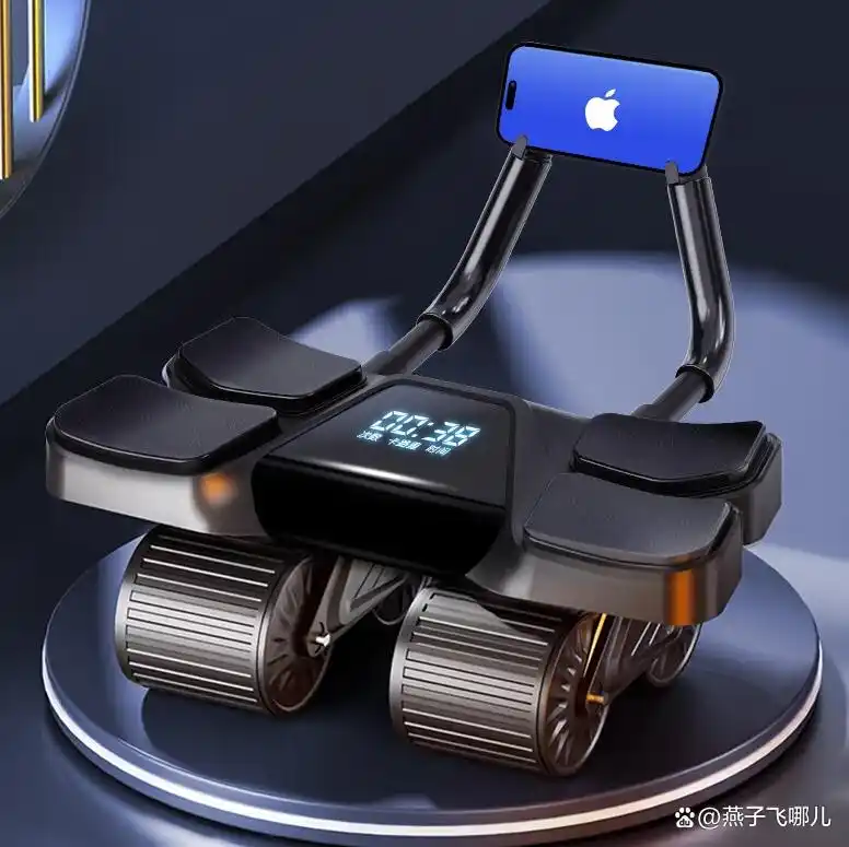 健身器材腹肌轮_腹肌健身器材用法_器材腹肌训练动作